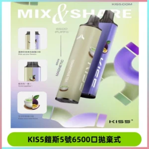 KIS5鎧斯5號一次性6500口磁吸式拋棄式電子煙#自由混搭#