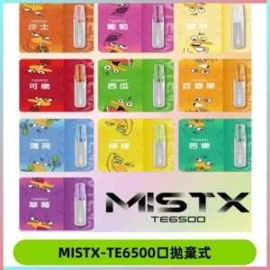 MISTX TE鴨嘴獸6500 Puffs抛棄式一次性抛棄式電子煙