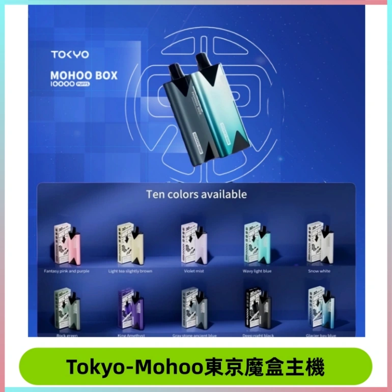 TOKYO MOHOO BOX 東京魔盒主機|便攜大容量丨霧化專用煙桿